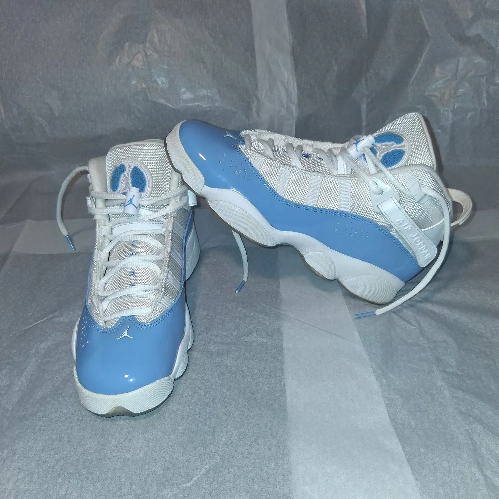 Jordan 6 Rings UNC University Sneakers Women 8.5 = 7 Men
